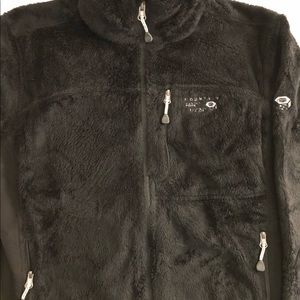 Mountain Hardware Fleece Jacket, Black, Size M